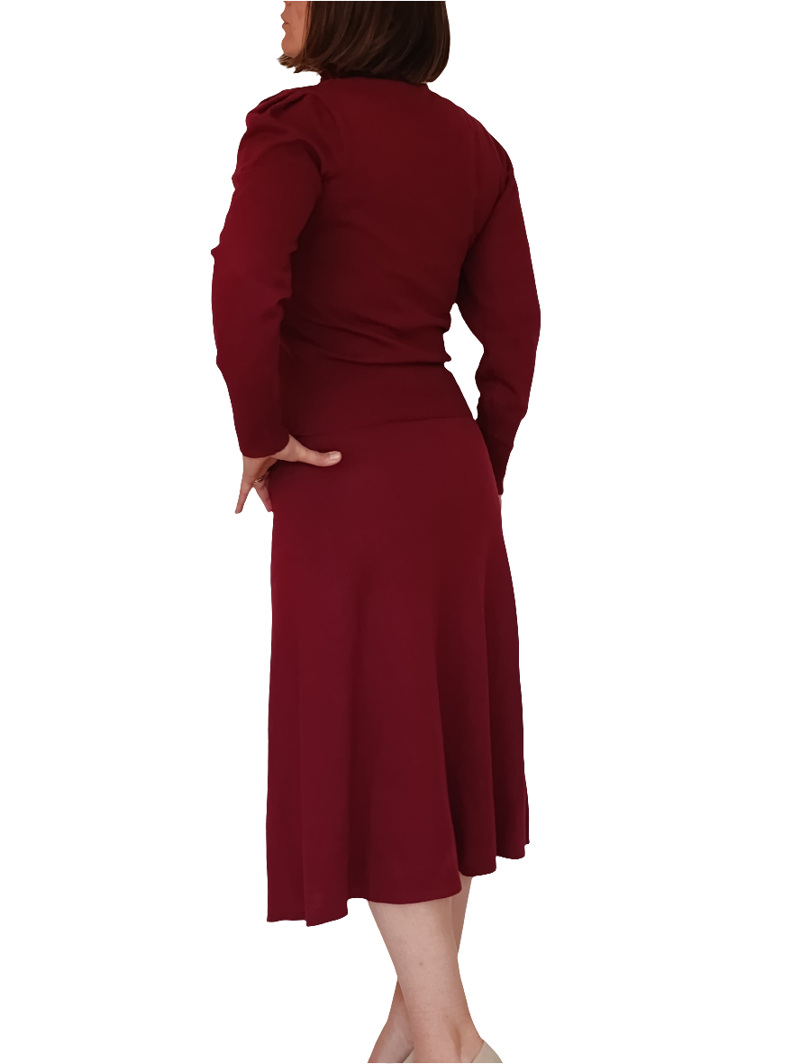 Maxirock + Pullover (Set)Gr.40