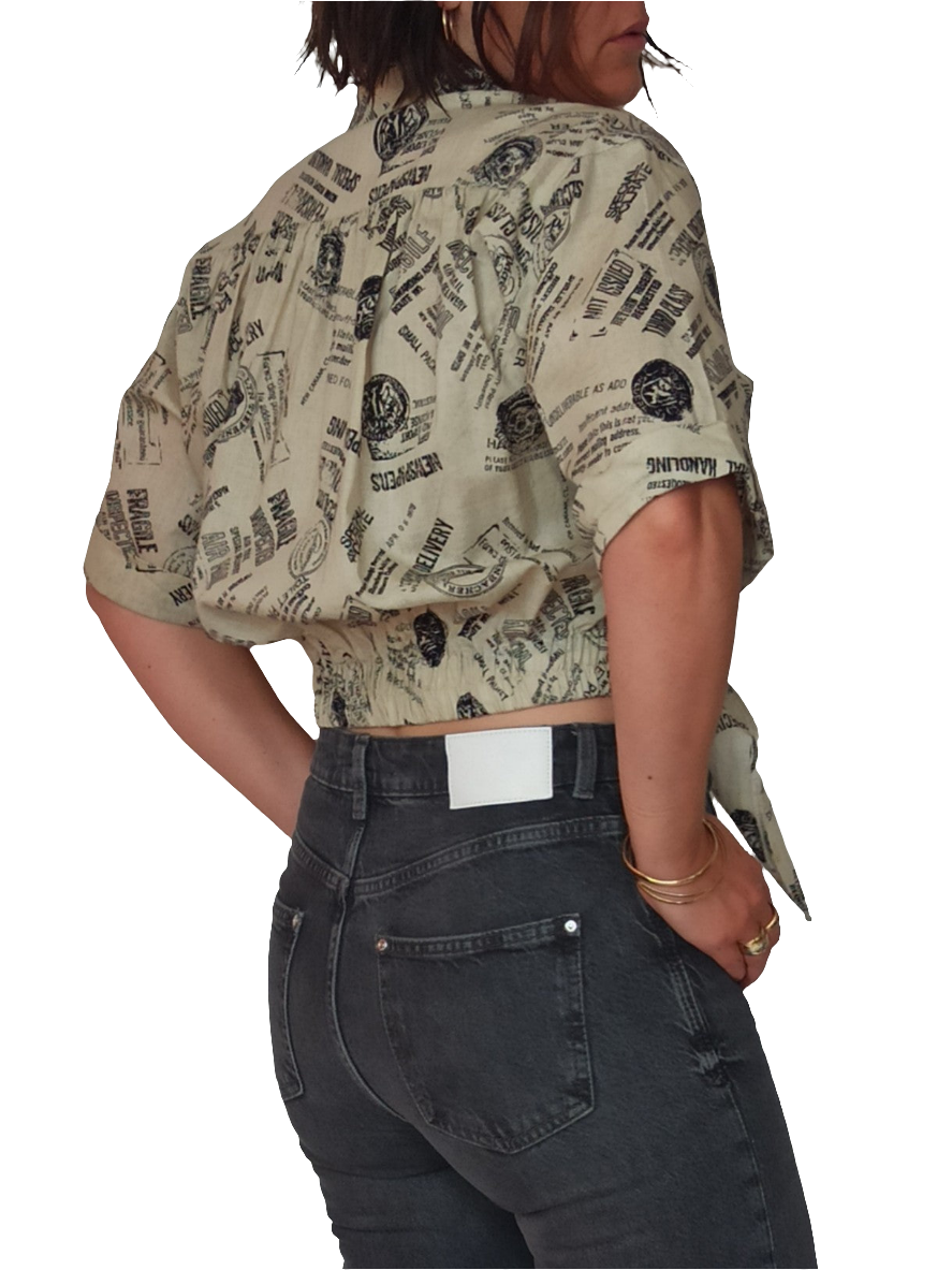 Vintage Bluse Gr. 38