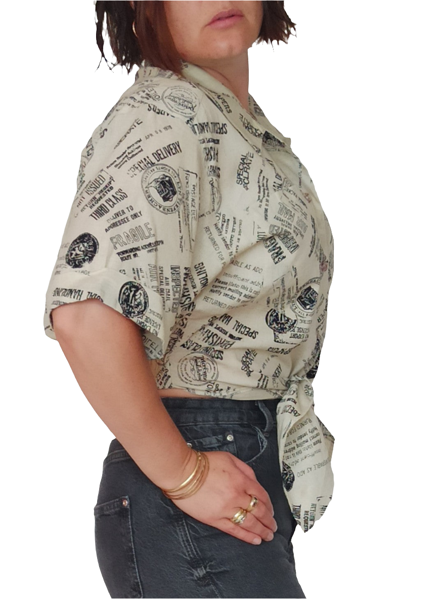 Vintage Bluse Gr. 38