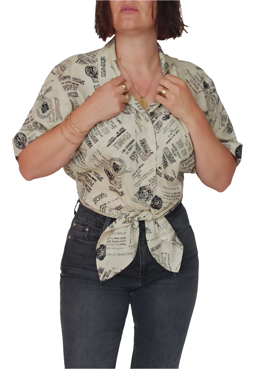 Vintage Bluse Gr. 38