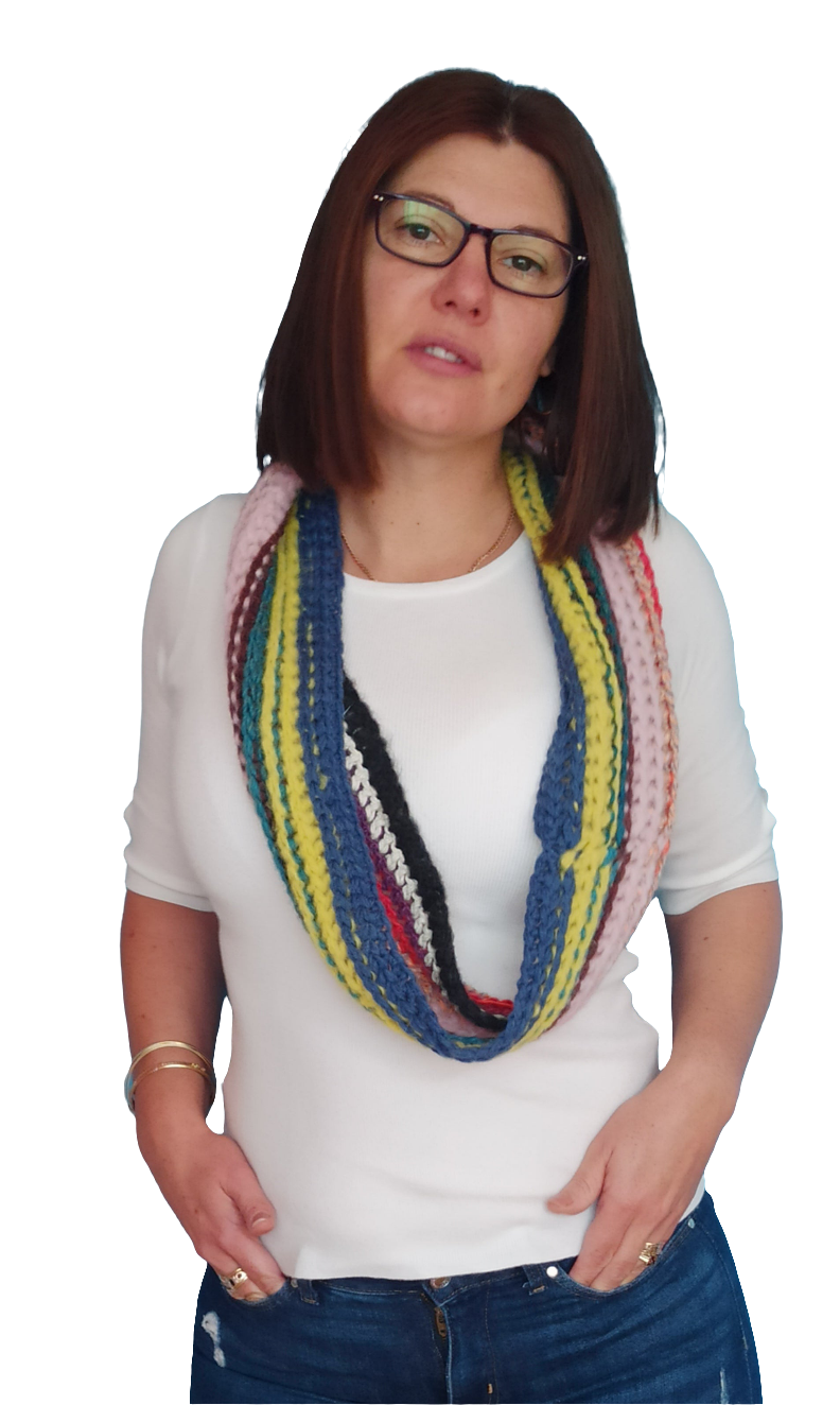 Schal 100% Handmade