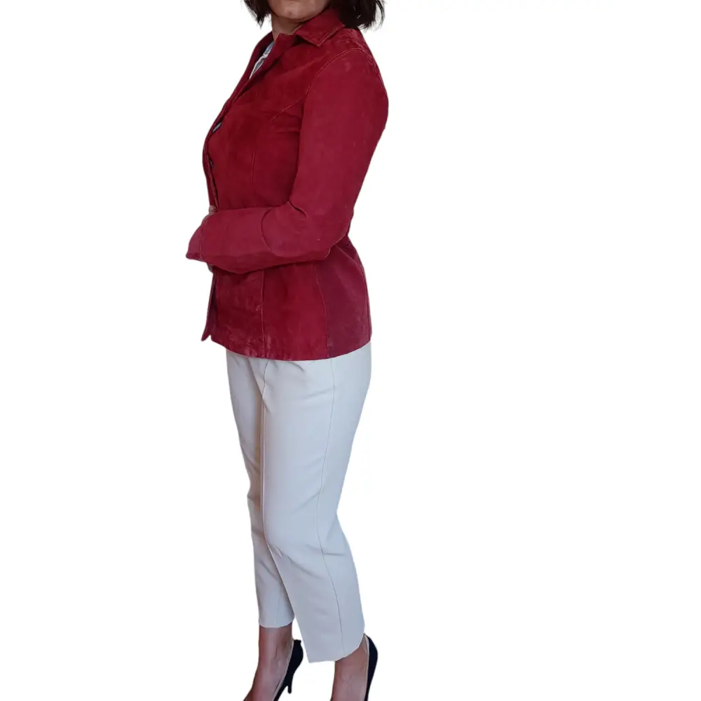 Wildleder Jacke Gr 38 - Lederjacke Wildleder Jacke Gr 38 - Vintage&Present Mode Mäntel & Jacken