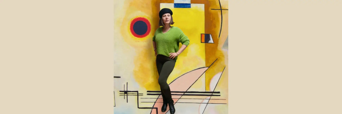 Vintage-Kleidung und Kunst