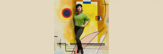 Vintage-Kleidung und Kunst