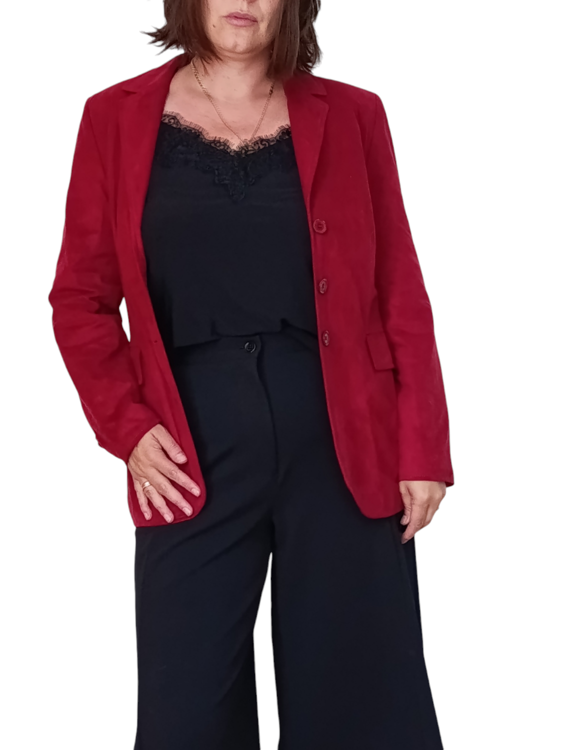 Jacke Wildlederoptik Gr.38