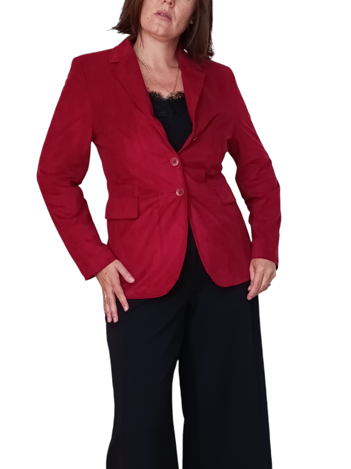 Jacke Wildlederoptik Gr.38