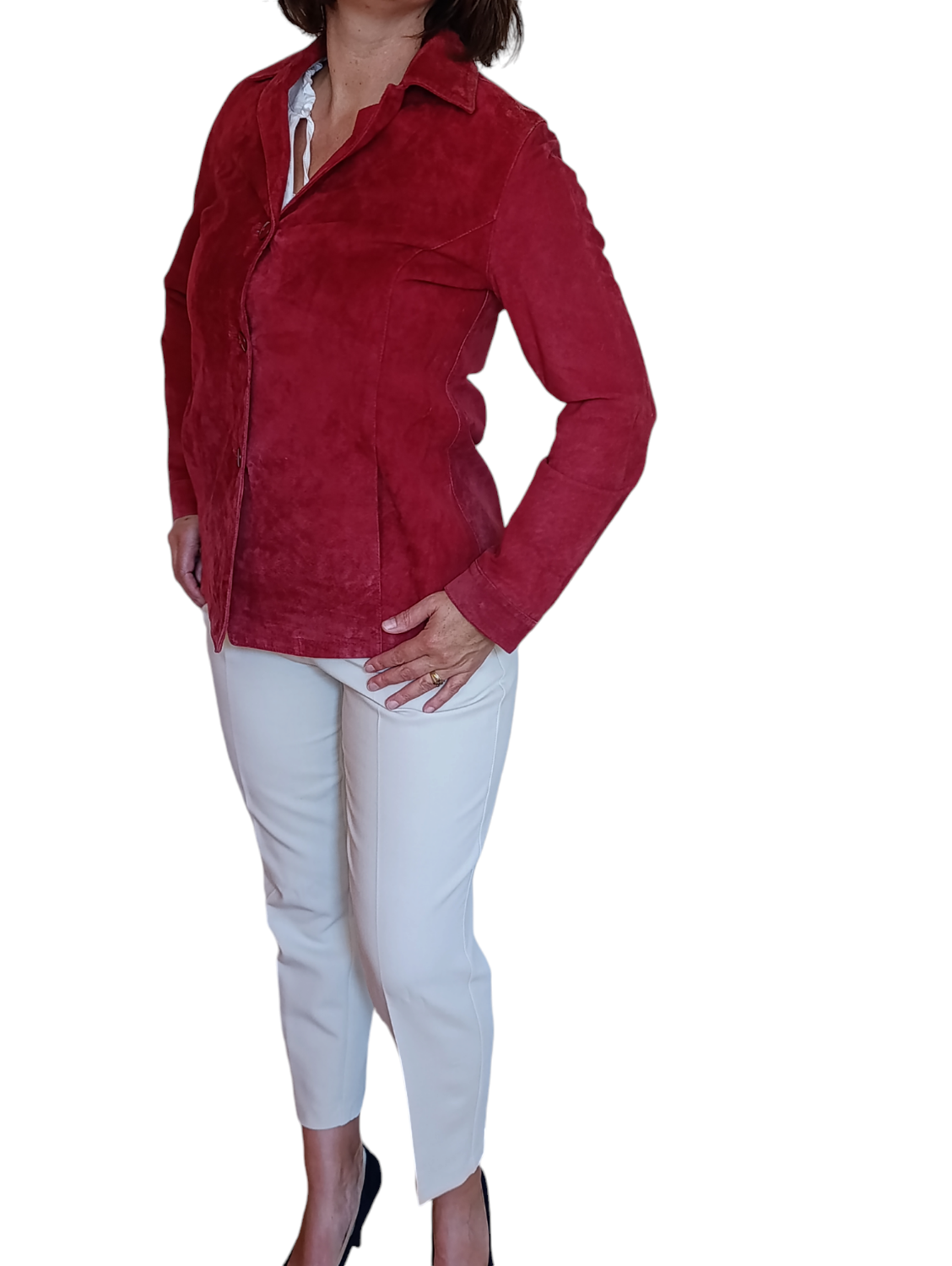 Wildleder Jacke Gr 38