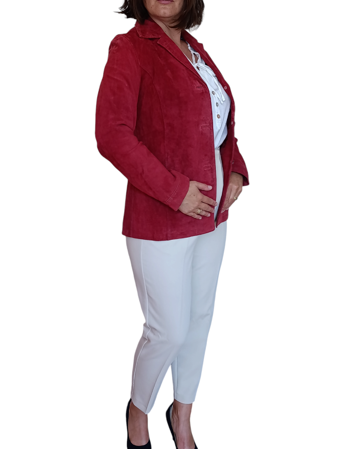 Wildleder Jacke Gr 38