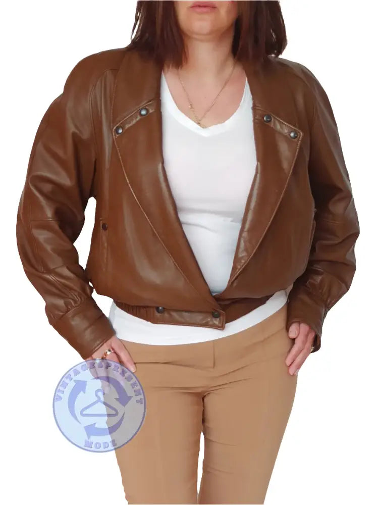 Lederjacke Aigner Gr. 36 - Lederjacke Lederjacke Aigner Gr. 36 - Vintage&Present Mode Mäntel & Jacken