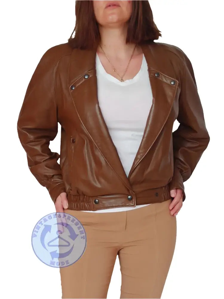 Lederjacke Aigner Gr. 36 - Lederjacke Lederjacke Aigner Gr. 36 - Vintage&Present Mode Mäntel & Jacken