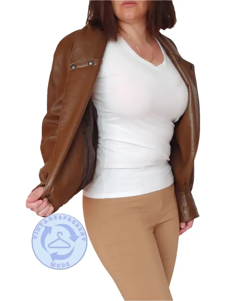 Lederjacke Aigner Gr. 36 - Lederjacke Lederjacke Aigner Gr. 36 - Vintage&Present Mode Mäntel & Jacken