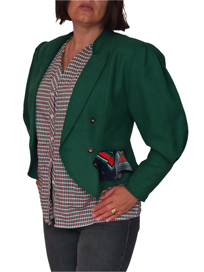 Trachtenjacke mit Bluse Gr. 40
