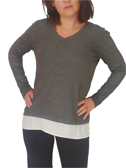 Langarmshirt Orsay Gr. M