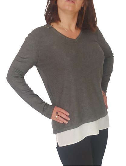 Langarmshirt Orsay Gr. M