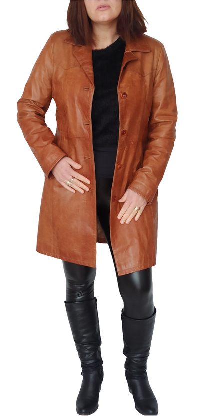 Lederjacke von Alta Moda Gr. 38