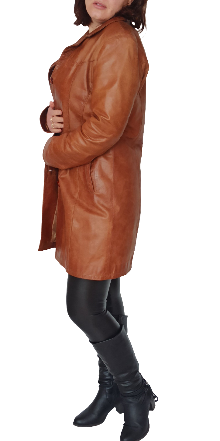 Lederjacke von Alta Moda Gr. 38