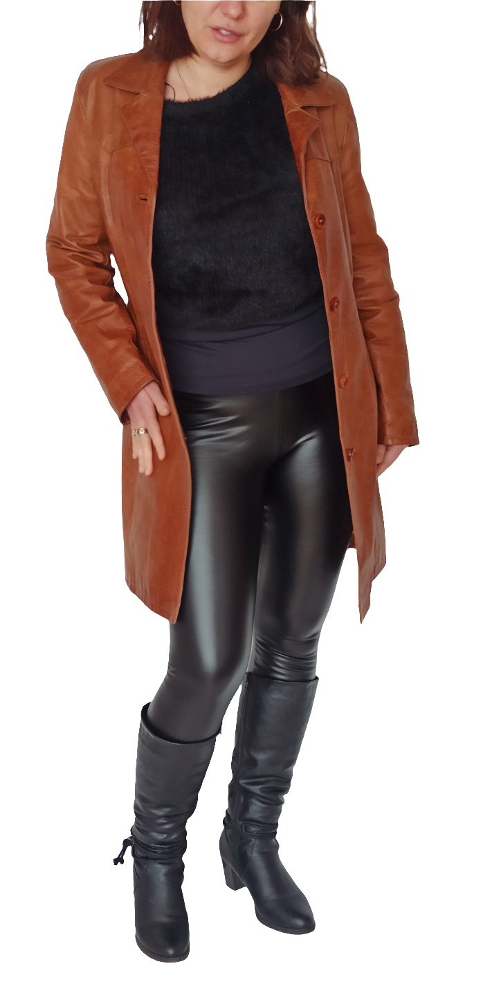 Lederjacke von Alta Moda Gr. 38