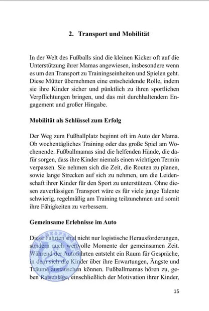 Die Fußballmamas in Action Buch Fußball Kinder Erziehung 