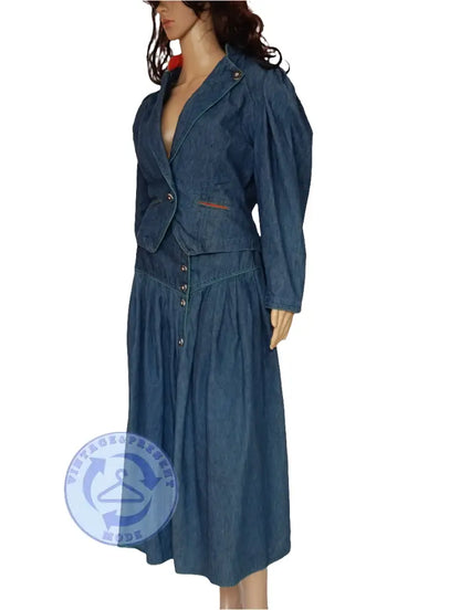 Jeansrock + Jacke in Set Gr.36 - Jeans set Jeansrock + Jacke in Set Gr.36 - Vintage&Present Mode Kombinationen