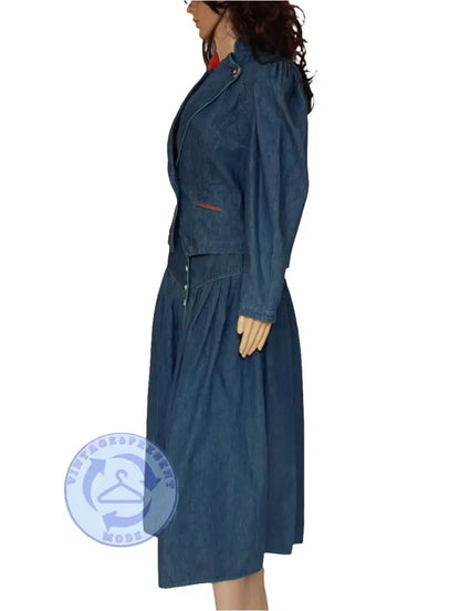 Jeansrock + Jacke in Set Gr.36 - Jeans set Jeansrock + Jacke in Set Gr.36 - Vintage&Present Mode Kombinationen