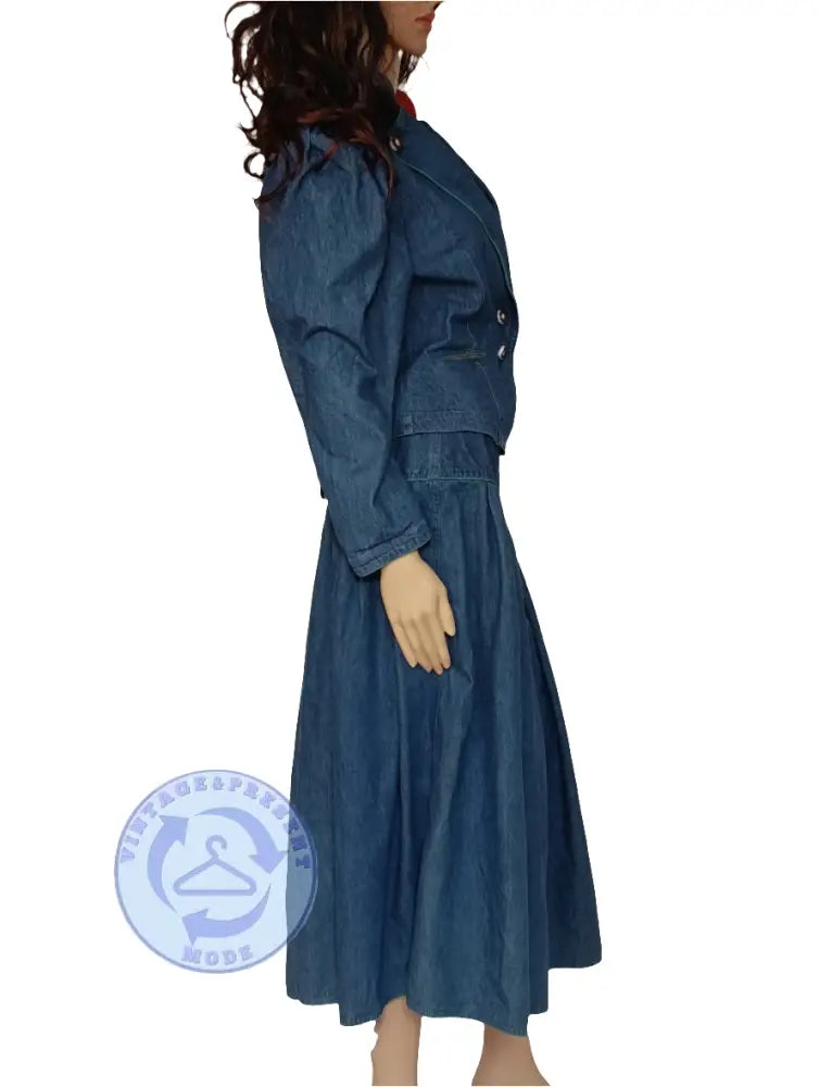 Jeansrock + Jacke in Set Gr.36 - Jeans set Jeansrock + Jacke in Set Gr.36 - Vintage&Present Mode Kombinationen