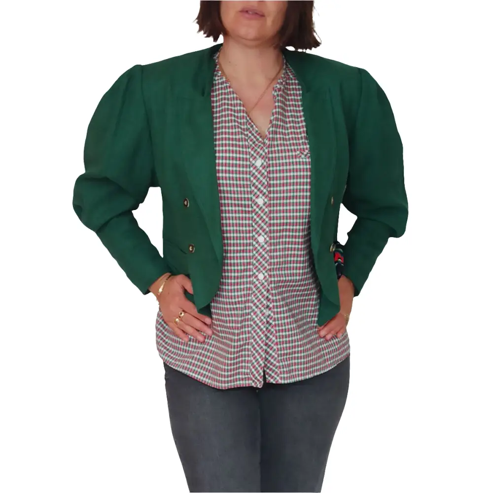 Blazer mit Bluse Gr. 40 - Blazer Blazer mit Bluse Gr. 40 - Vintage&Present Mode Traditionelle & Festkleidung