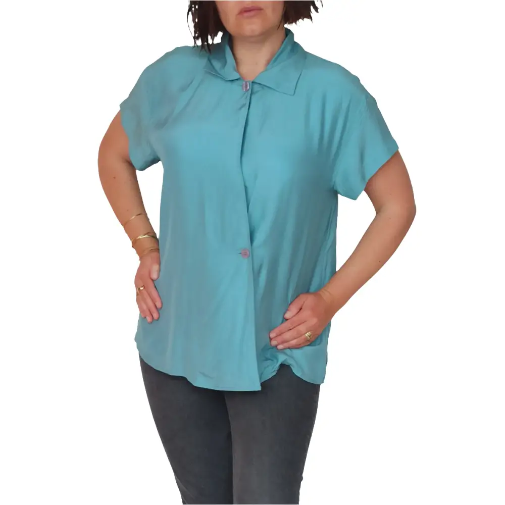 Bluse 100% Seide Gr. M - Bluse Bluse 100% Seide Gr. M - Vintage&Present Mode