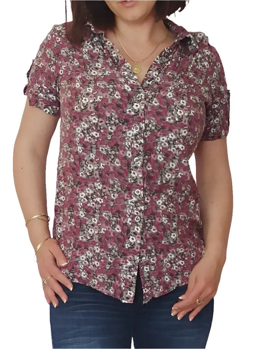 Damenhemd Gr. 40 - Bluse Damenhemd Gr. 40 - Vintage&Present Mode