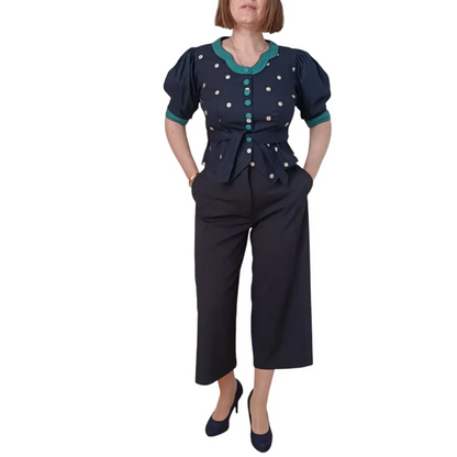 Bluse Chiemseer Gr.42 - Trachtenhemd Bluse Chiemseer Gr.42 - Vintage&Present Mode Kombinationen