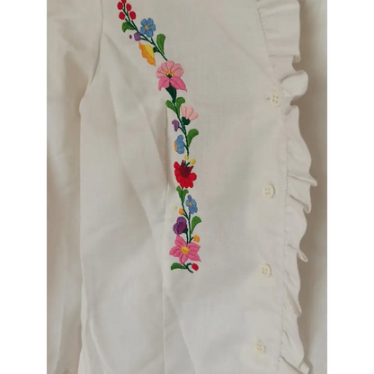 Bluse Ungarisch Gr. 164 - Bluse Bluse Ungarisch Gr. 164 - Vintage&Present Mode Traditionelle & Festkleidung