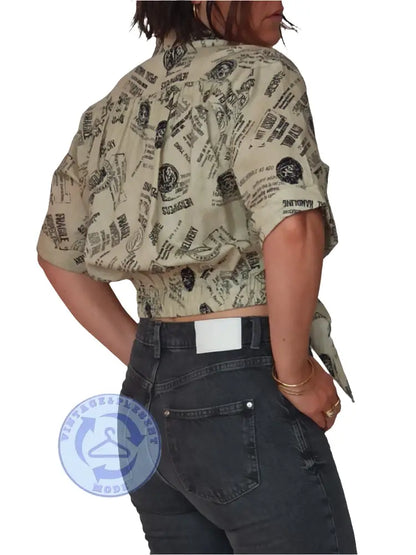 Vintage Bluse Gr. 38 - Bluse Vintage Bluse Gr. 38 - Vintage&Present Mode