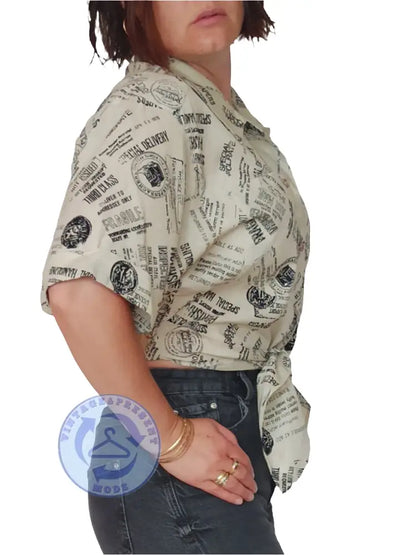 Vintage Bluse Gr. 38 - Bluse Vintage Bluse Gr. 38 - Vintage&Present Mode