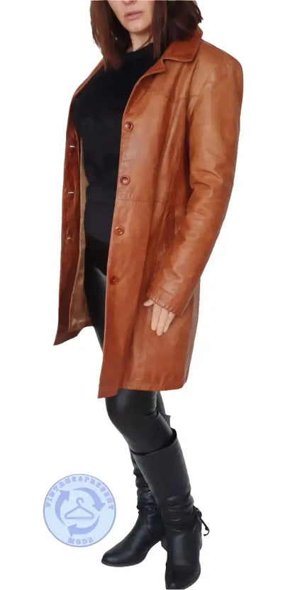 Lederjacke von Alta Moda Gr. 38 - Lederjacke Lederjacke von Alta Moda Gr. 38 - Vintage&Present Mode Mäntel & Jacken