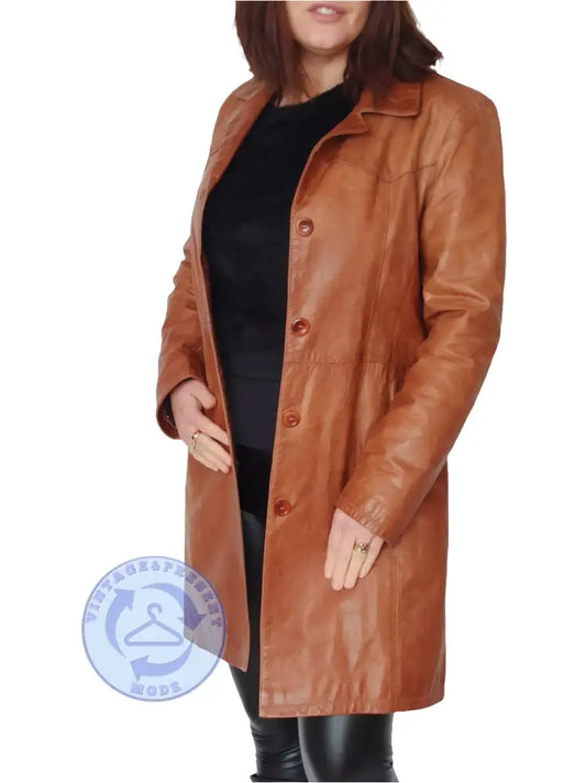 Lederjacke von Alta Moda Gr. 38 - Lederjacke Lederjacke von Alta Moda Gr. 38 - Vintage&Present Mode Mäntel & Jacken