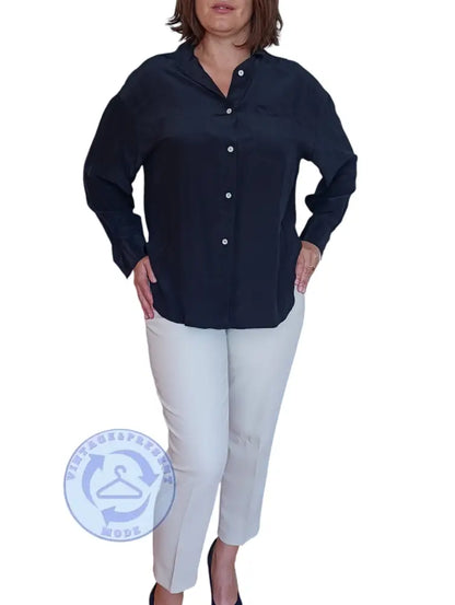 Damenhemd 100% Seide Gr.40 - Bluse Damenhemd 100% Seide Gr.40 - Vintage&Present Mode