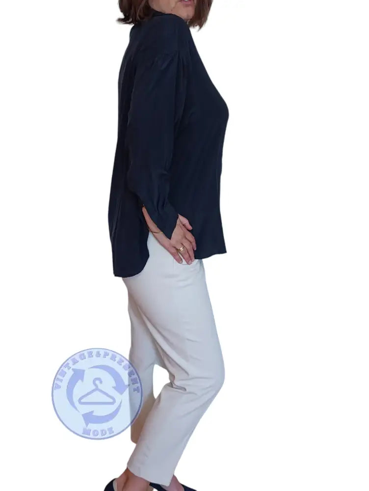 Damenhemd 100% Seide Gr.40 - Bluse Damenhemd 100% Seide Gr.40 - Vintage&Present Mode