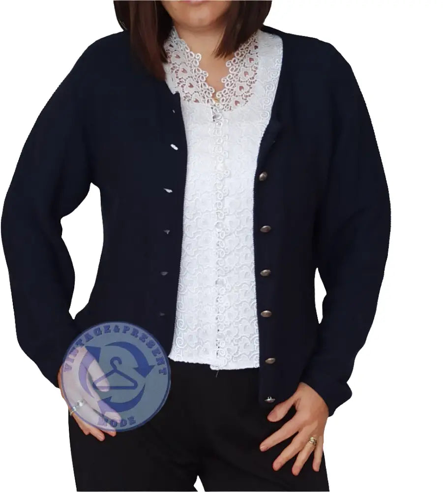 Strickjacke Gr. 42 - Trachtenjacke Strickjacke Gr. 42 - Vintage&Present Mode Traditionelle & Festkleidung