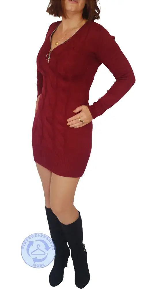 Minikleid Gr. S - Strickkleid Minikleid Gr. S - Vintage&Present Mode Kleider