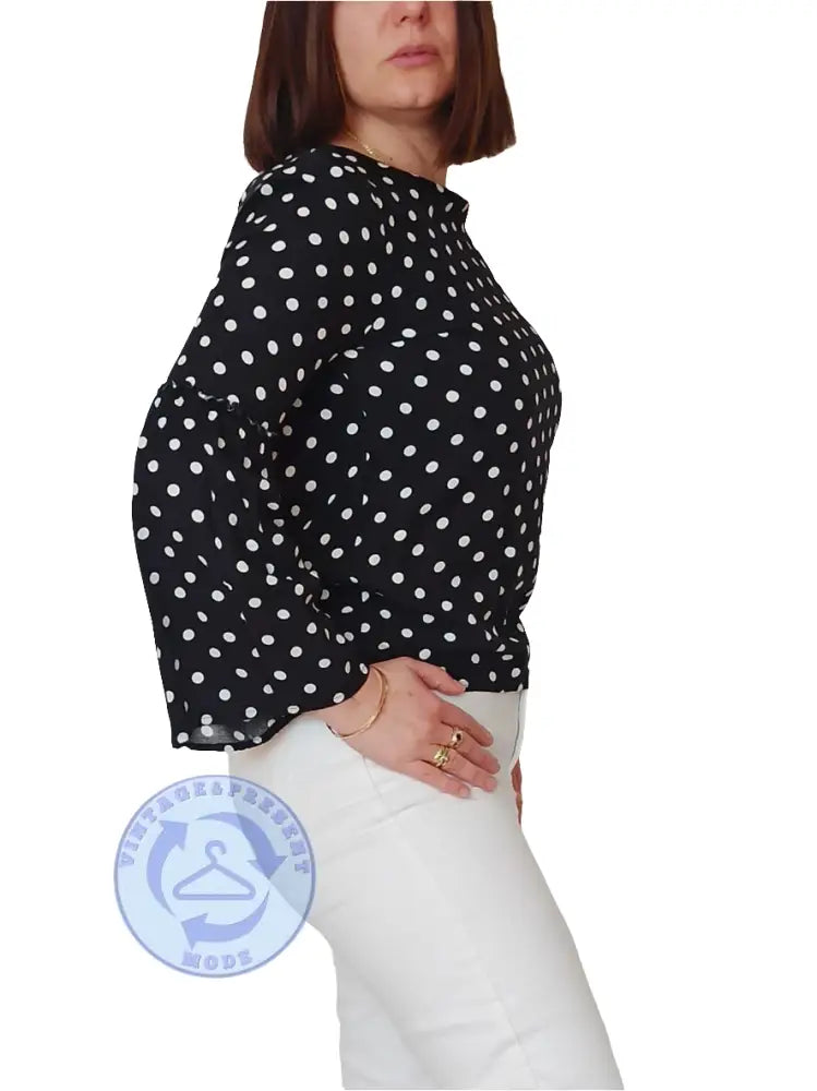 Vintage Bluse Gr. 34 - Bluse Vintage Bluse Gr. 34 - Vintage&Present Mode