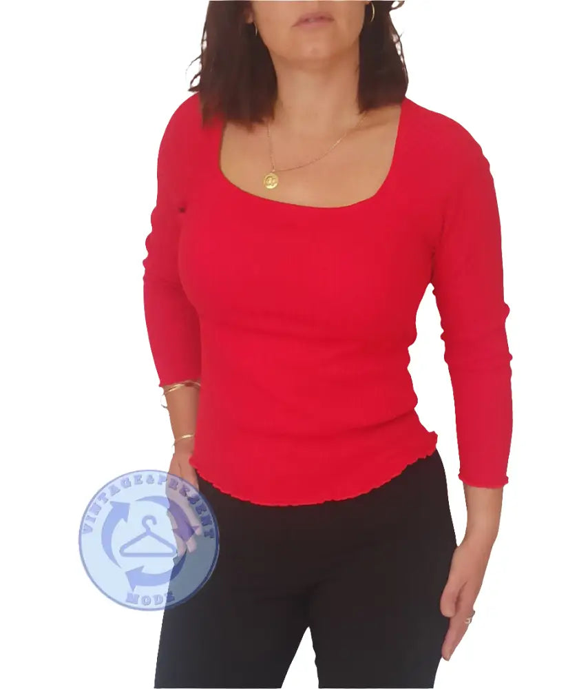 Langarmshirt Gr. S - Langarmshirt Langarmshirt Gr. S - Vintage&Present Mode Shirts & Tops