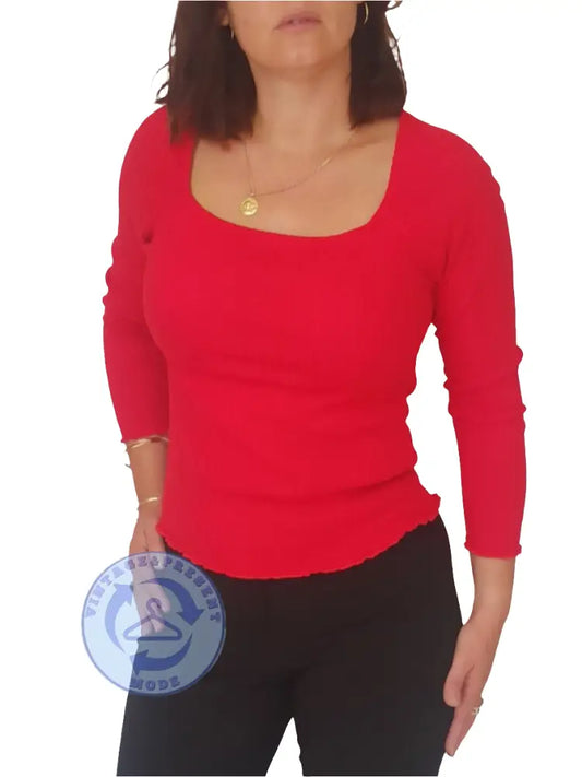 Langarmshirt Gr. S - Langarmshirt Langarmshirt Gr. S - Vintage&Present Mode Shirts & Tops