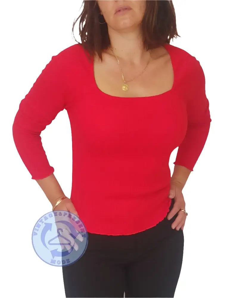 Langarmshirt Gr. S - Langarmshirt Langarmshirt Gr. S - Vintage&Present Mode Shirts & Tops