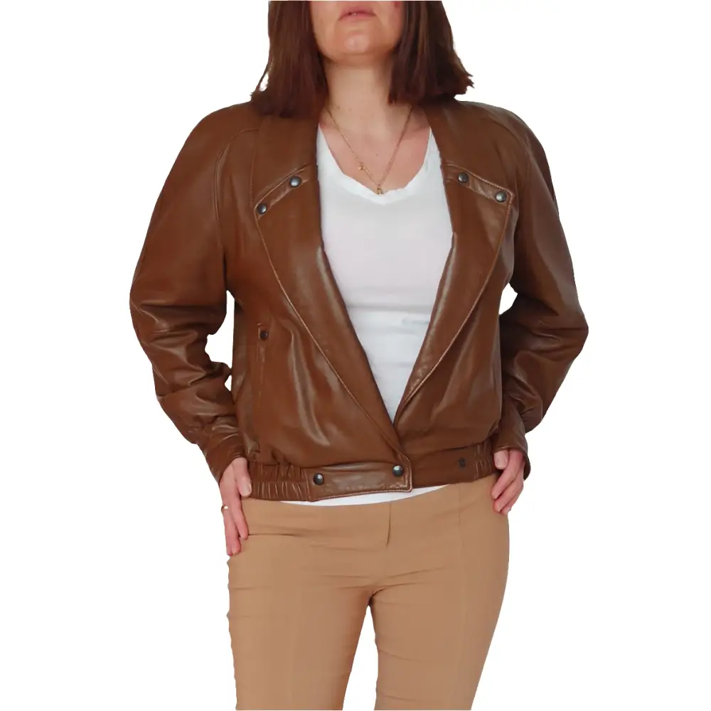 Lederjacke Aigner Gr. 36 - Lederjacke Lederjacke Aigner Gr. 36 - Vintage&Present Mode Mäntel & Jacken