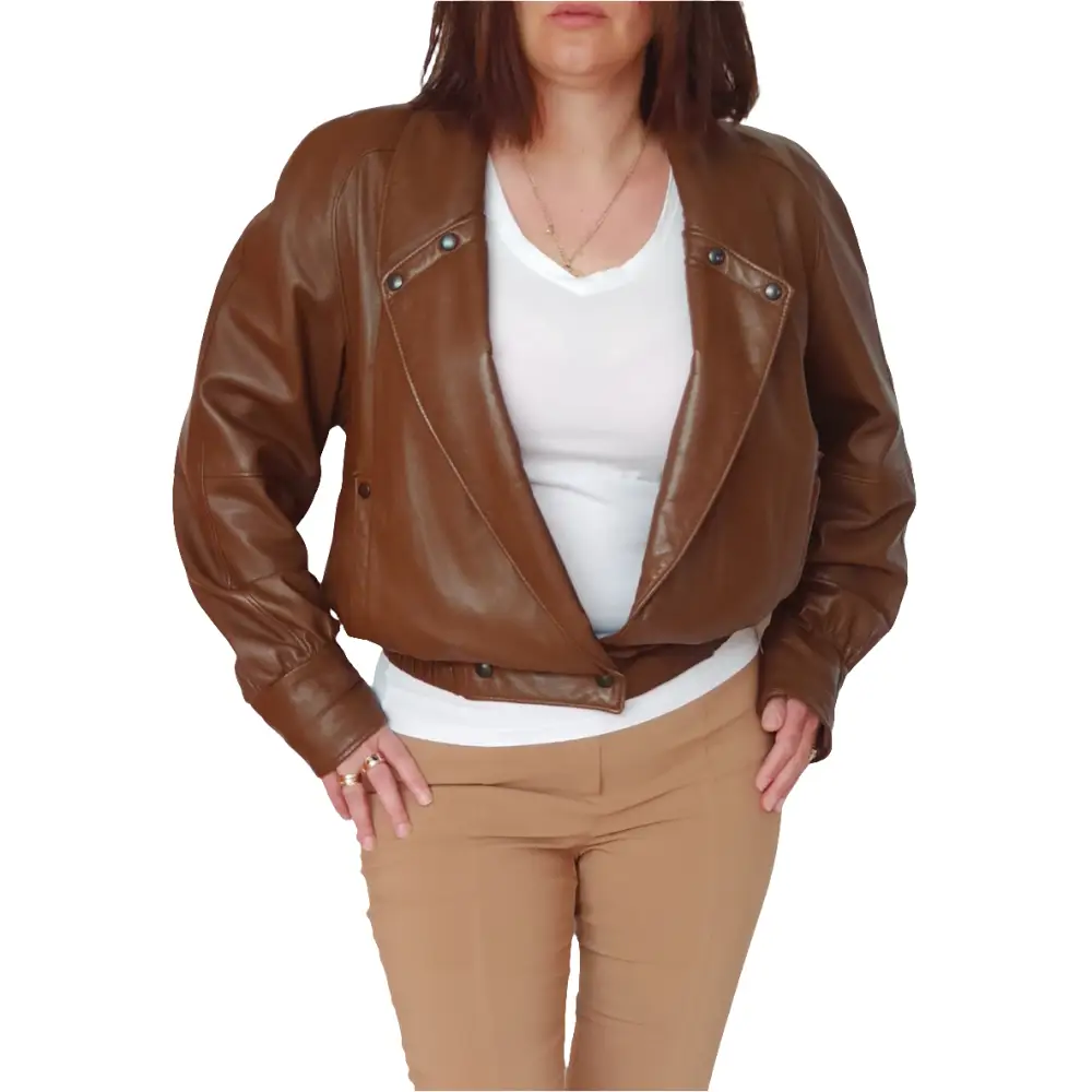 Lederjacke Aigner Gr. 36 - Lederjacke Lederjacke Aigner Gr. 36 - Vintage&Present Mode Mäntel & Jacken