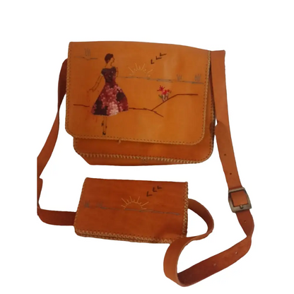 Ledertasche - Ledertasche Ledertasche - Vintage&Present Mode