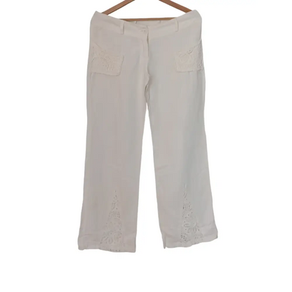 Leinen Hose Gr.36 - Sommerhose Leinen Hose Gr.36 - Vintage&Present Mode Hosen