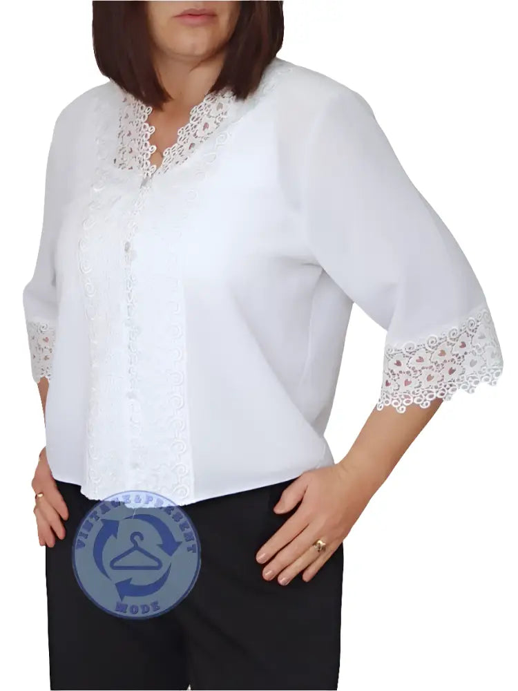 Vintage Bluse Gr. XL - Bluse Vintage Bluse Gr. XL - Vintage&Present Mode