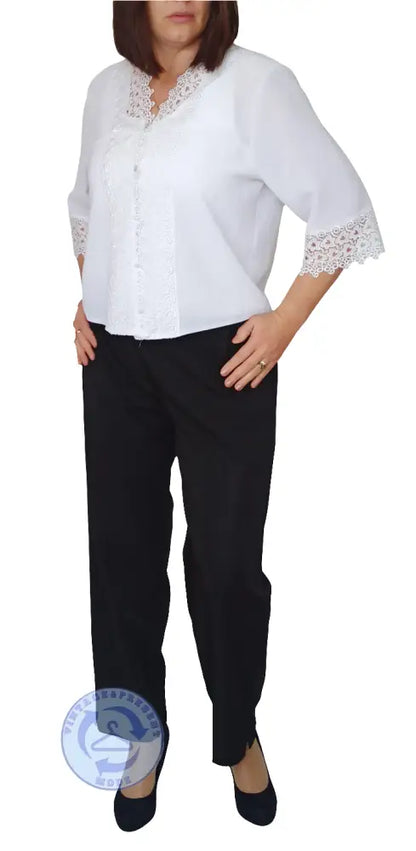 Vintage Bluse Gr. XL - Bluse Vintage Bluse Gr. XL - Vintage&Present Mode