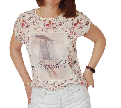 T-Shirt Orsay Gr. L - T-Shirt T-Shirt Orsay Gr. L - Vintage&Present Mode