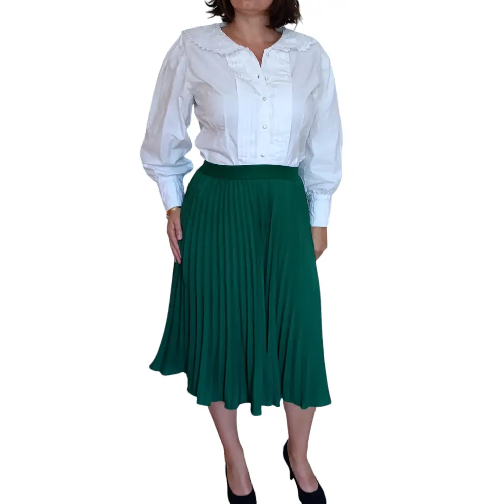 Plissee Rock Grace Karin Gr. L - Plisserock Plissee Rock Grace Karin Gr. L - Vintage&Present Mode Röcke